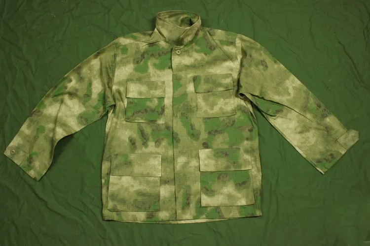 Traje verde de las cuatro estaciones ATFG, tela de malla, generación de BDU-1