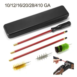 Kit de limpieza de pistola táctica, herramienta de limpieza de escopeta, Kit de cepillo de limpieza de barril de pistola para escopeta de calibre GA 10/12/16/20/28/410, 6 uds.
