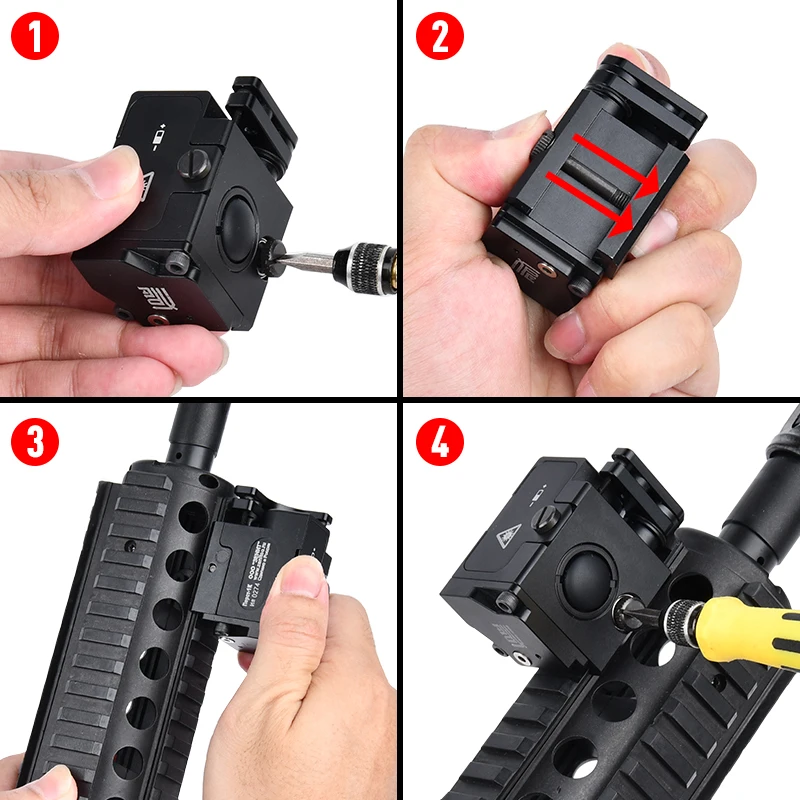 Zenitc PERST 1 pistola táctica metal láser luz colgante airsoft caza - imagen 5