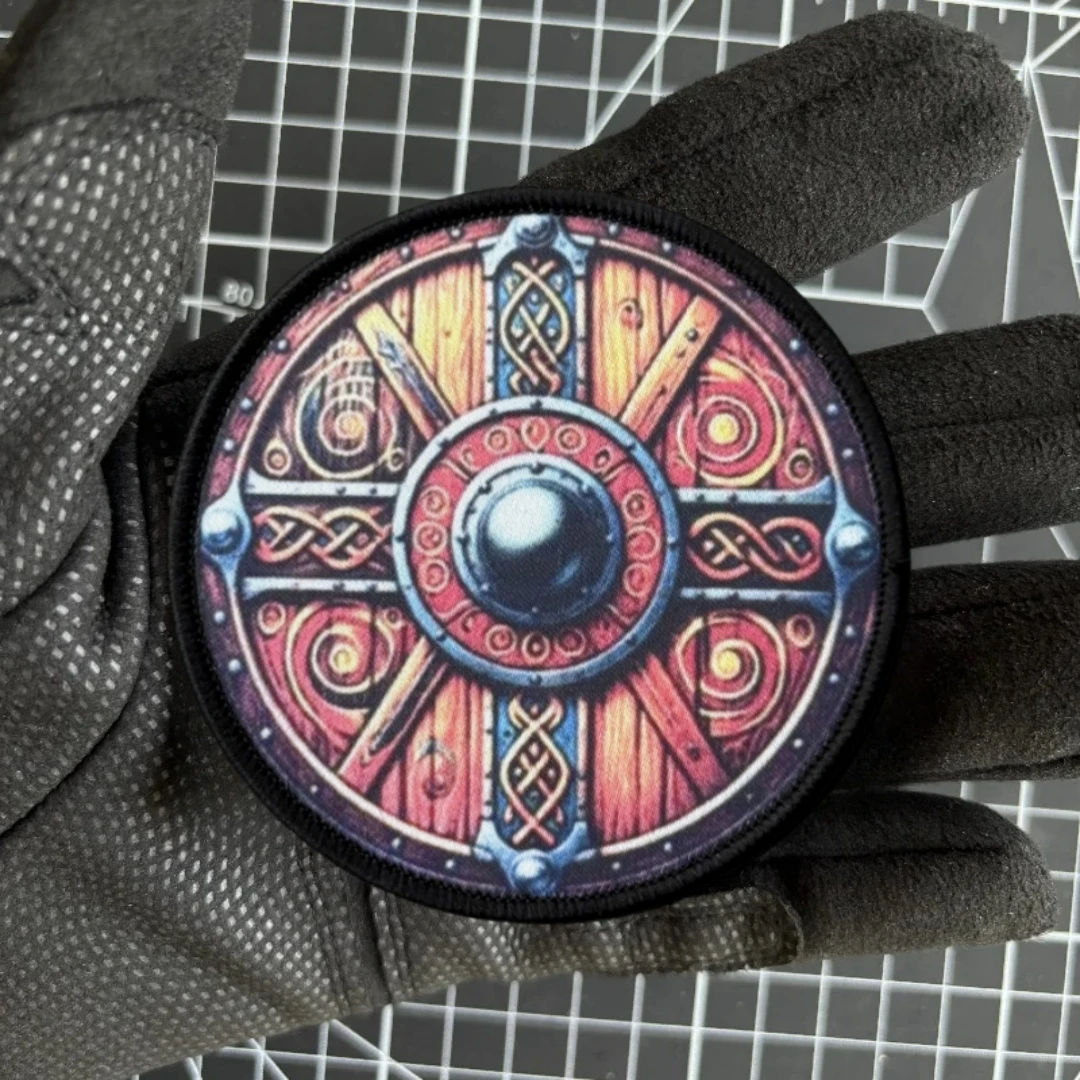 Parche de escudo insignia de moral táctica brazalete del ejército militar pegatina para mochila parches de gancho y bucle impresos para ropa - imagen 4