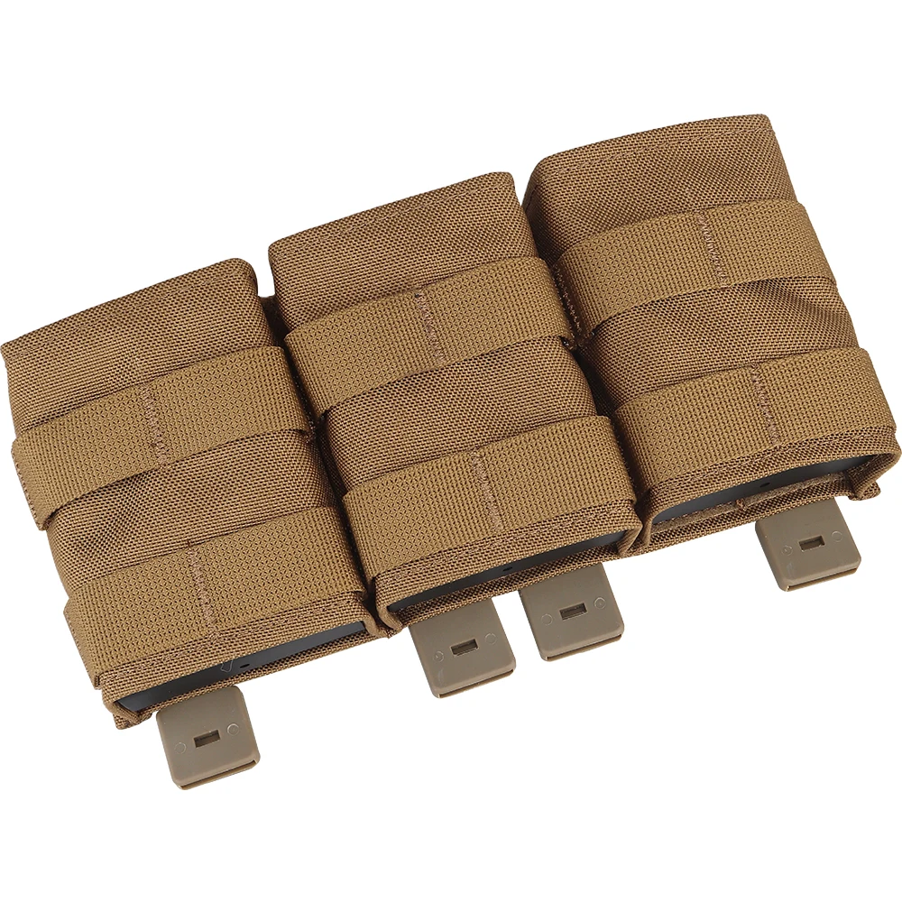Táctico nuevo Triple medio rápido abierto MOLLE 7,62 KYWI Kydex cuña insertar revista bolsa cinturón Malice Clip SR25 M1A FAL Accesorios - imagen 4