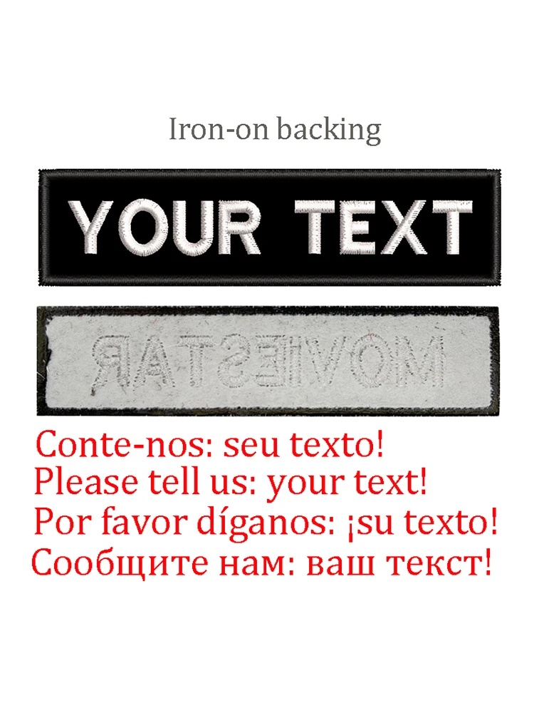Your text-Iron on