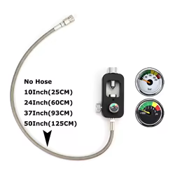 Estación de recarga de buceo para llenar tanques de aire de cilindro de buceo manguera trenzada de acero inoxidable 4500psi