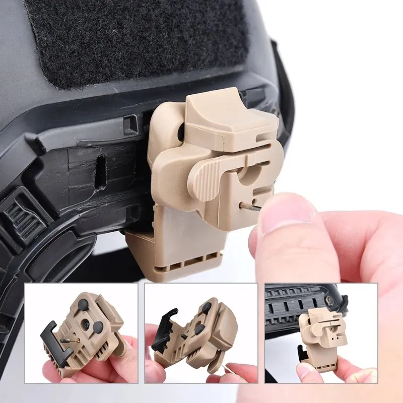 WADSN-luz de casco Gen2 IFF Gen3, lámpara de señal de seguridad para supervivencia, caza al aire libre, linterna LED blanca/roja, ajuste de sombrero, Riel de 20MM - imagen 5