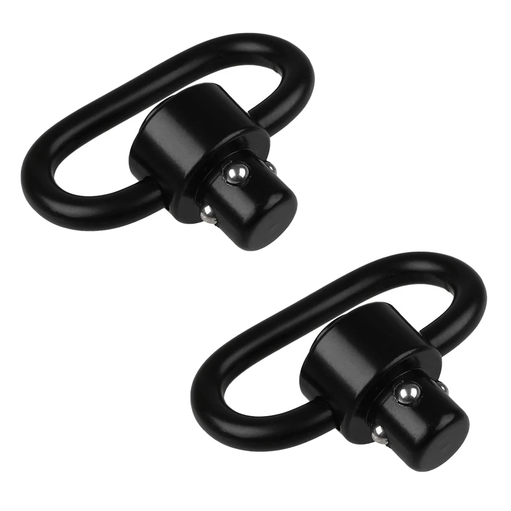 Adaptador táctico QD Sling giratorio, anillo de correa de hombro fija de liberación rápida de 1,25 pulgadas, tapa de uso, anillo de correa de hombro de Metal de acero - imagen 2