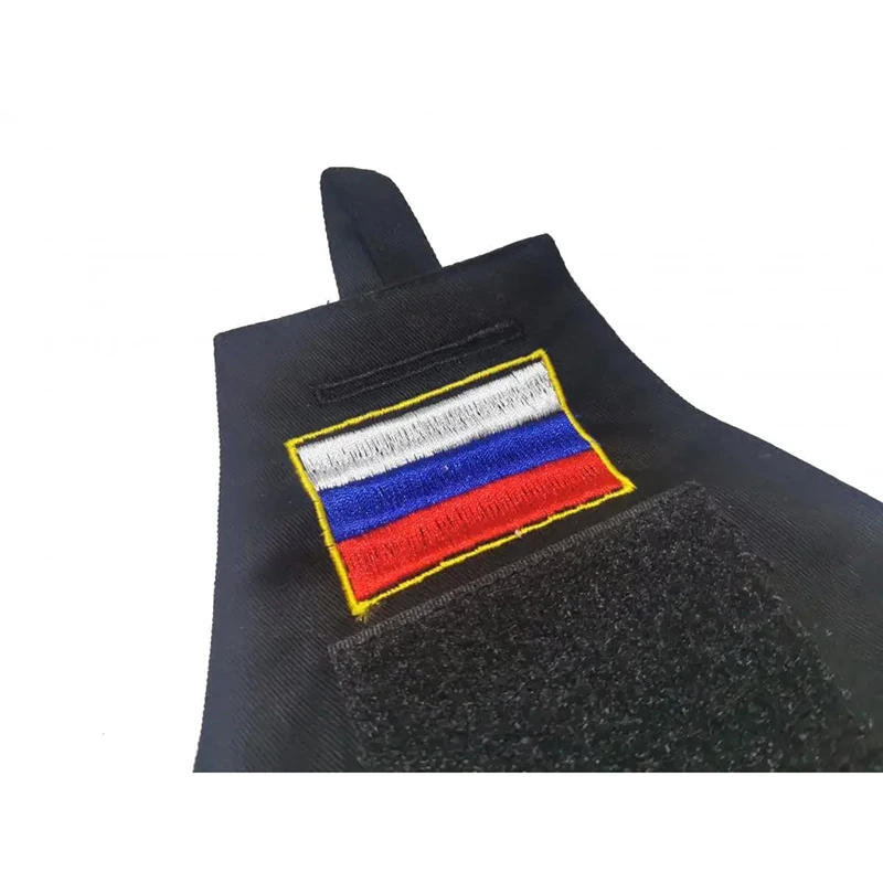 Brazalete ruso EMR MP MC bordado, gancho y bucle, parche trasero, tácticas, accesorios de ropa de caza - imagen 4