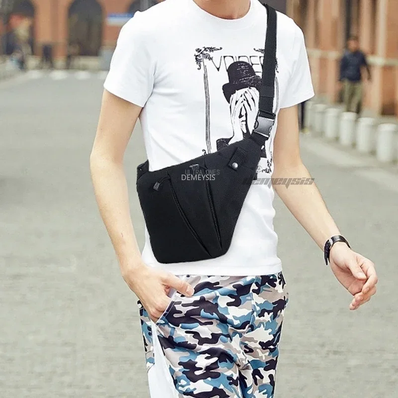 Funda de hombro táctica de transporte oculto, paquete de pecho, bolsos cruzados, funda de pistola suave portátil, bolsa de arma de caza para hombre - imagen 5