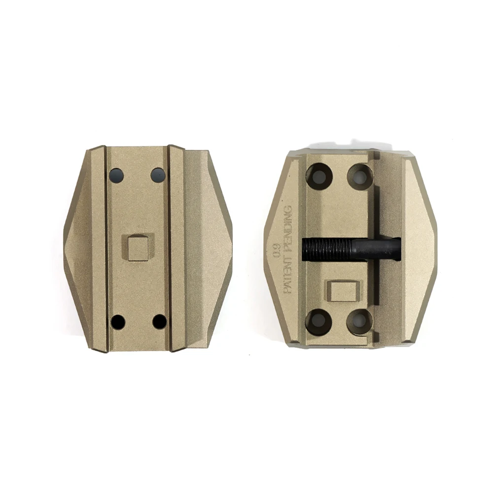 Montaje táctico de riel bajo, Línea Central óptica: 0,9 "de altura, montura de punto rojo y lupa 3X, aluminio CNC - imagen 3