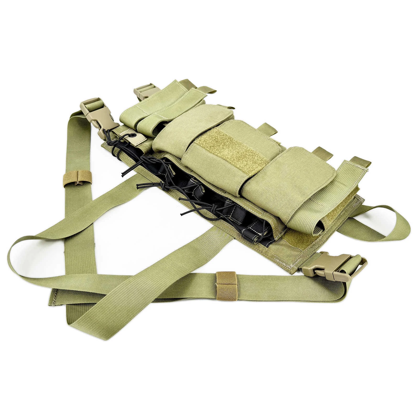 Equipo de transporte de arnés de pecho táctico estilo DBT para caza al aire libre - imagen 2