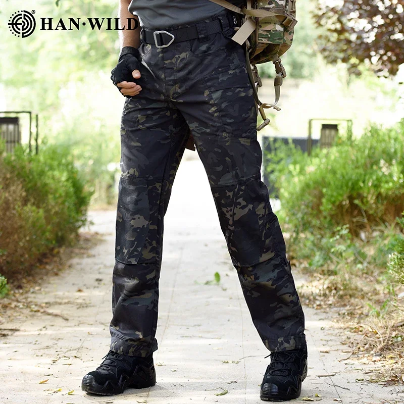 Pantalones de combate, pantalones de caza para hombres, ropa de camuflaje Airsoft estadounidense para exteriores, pantalones tácticos, ropa de calle para hombres, resistente al desgaste - imagen 5