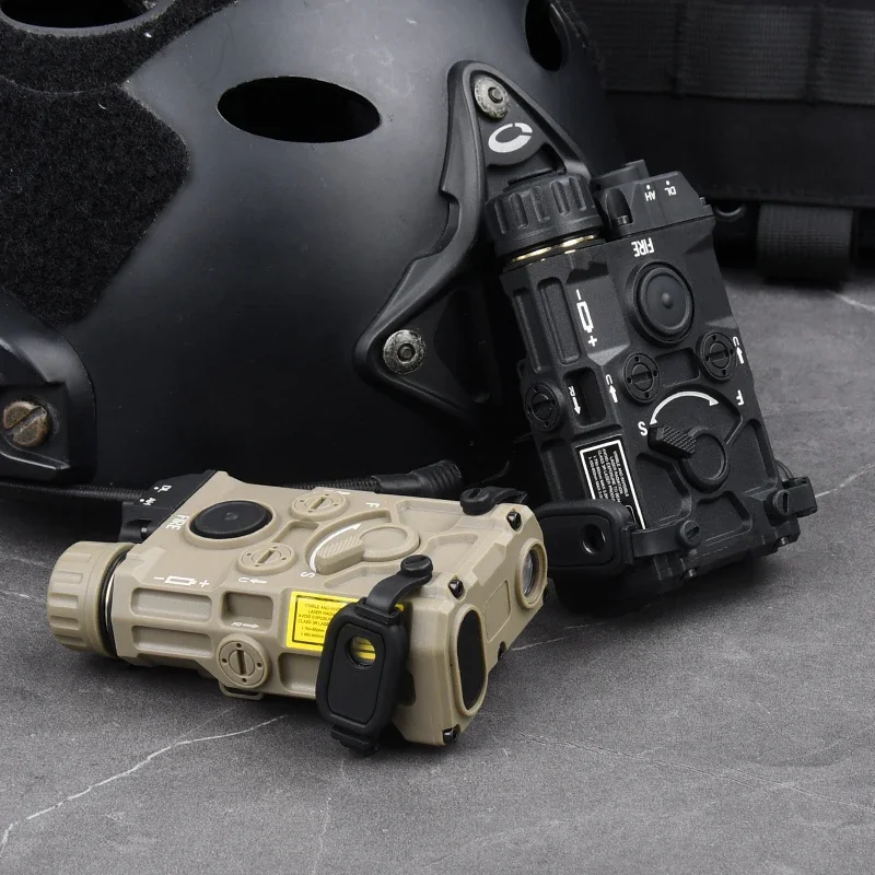 Linterna táctica de plástico de nailon, versión simplificada, solo luz LED blanca, luz estroboscópica de caza, 20mm, riel Picatinny - imagen 3