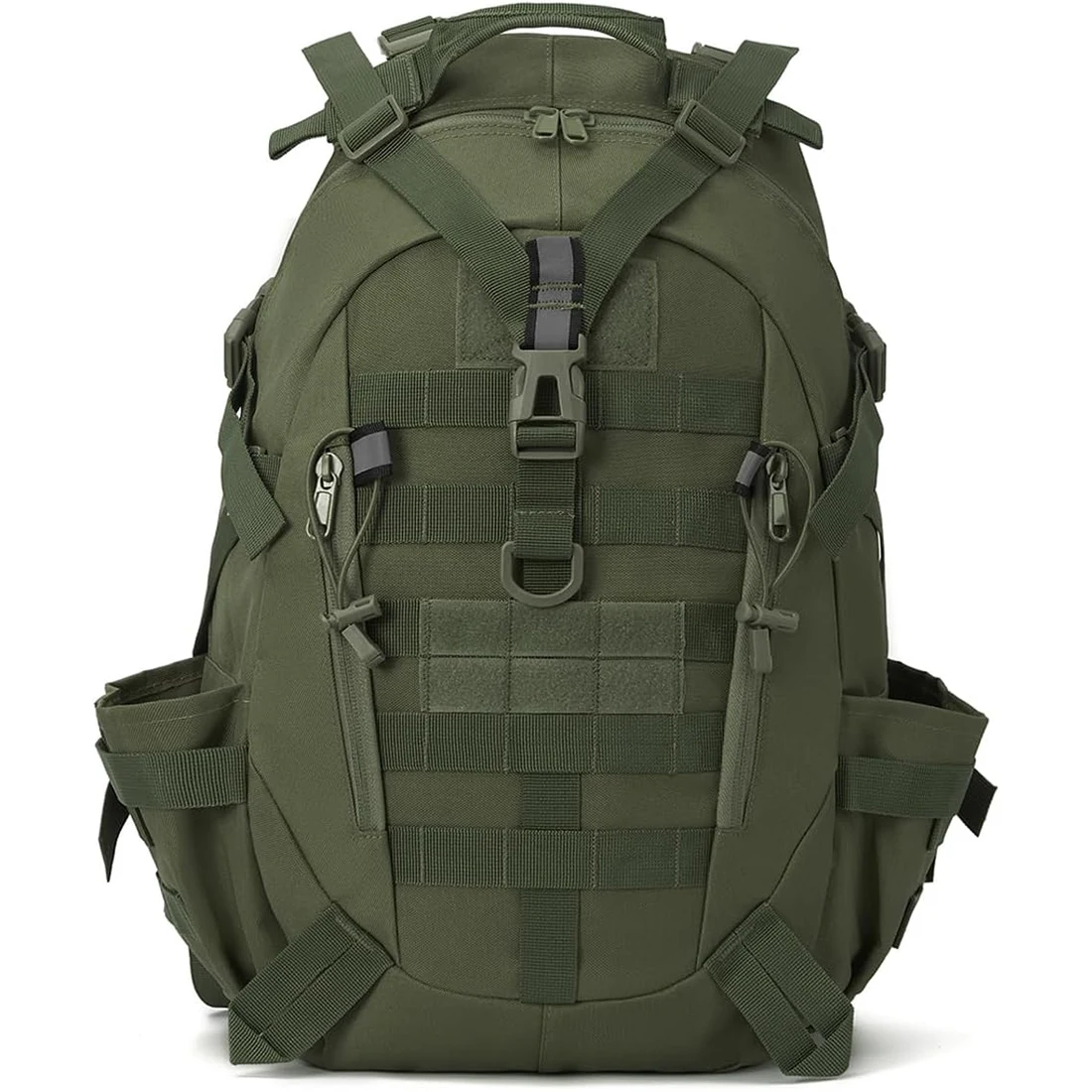 Mochila táctica de 40L para hombre, mochilas para acampar y senderismo, bolsas de viaje reflectantes para exteriores, mochila de escalada Molle de supervivencia - imagen 3