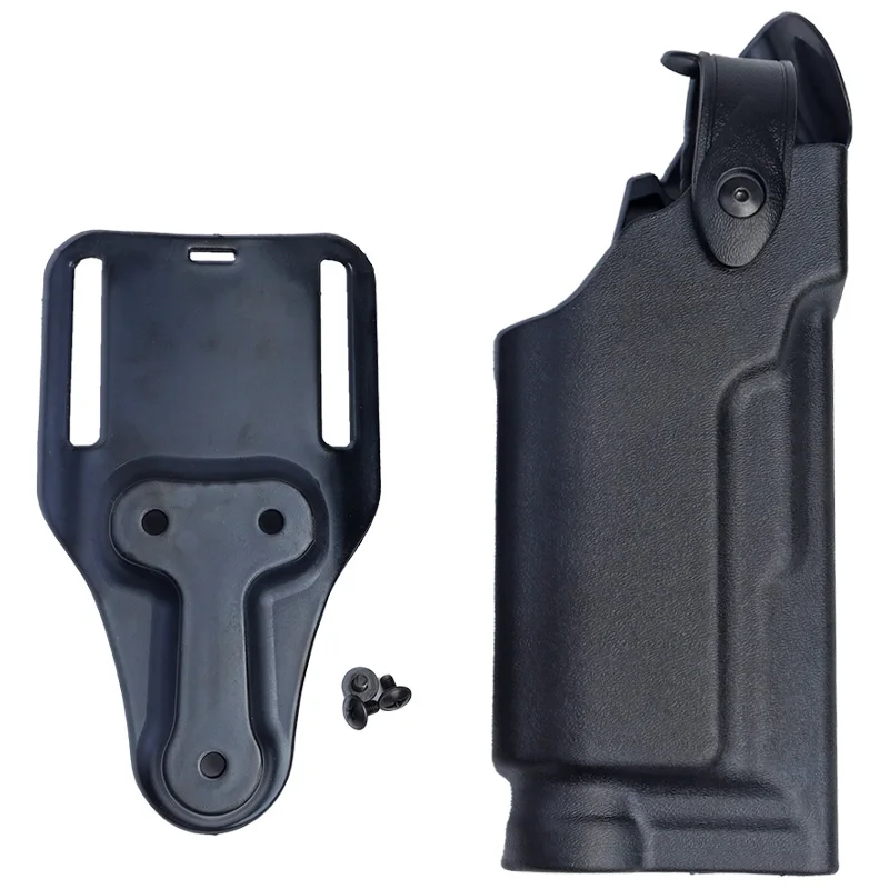 Funda táctica para pistola M9 92 96, funda para pistola, mano derecha, caza, Airsoft, cinturón, con linterna para funda M9 - imagen 2