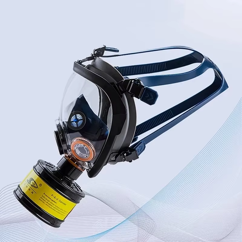 Máscara de gas facial completa – Respirador antipolvo filtración profesional - imagen 5