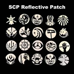 SCP MTF Parche táctico reflectante IR gancho y bucle militar