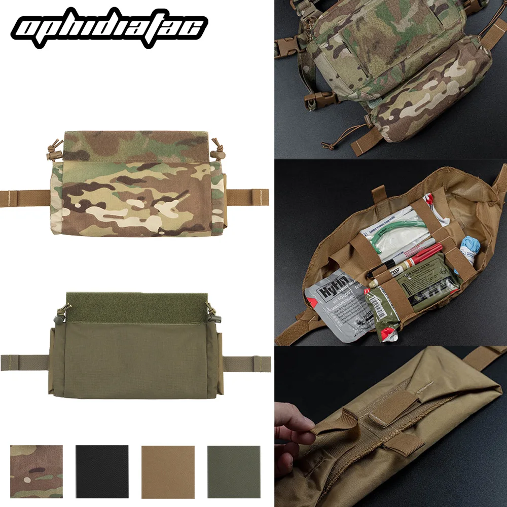 OPHIDIAN 1 IFAK botiquín de primeros auxilios Personal EDC médico paquete de cintura rápida paquete de trauma de combate rollo Airsoft caza chaleco portador de placa G - imagen 4