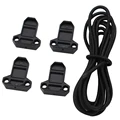 4Pcs-2m rope Black