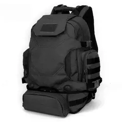 Mochila táctica MOLLE CAMO de nailon resistente con funda portátil
