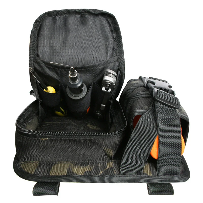 Riñonera táctica para escalada, gran capacidad, para viajes al aire libre, pesca, caza, Camping, funda para botella de agua, bolsa portátil - imagen 5