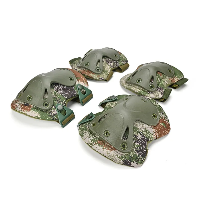 Rodillera táctica Cs, conjunto de cuatro piezas para entrenamiento al aire libre, mejora la conducción - imagen 3