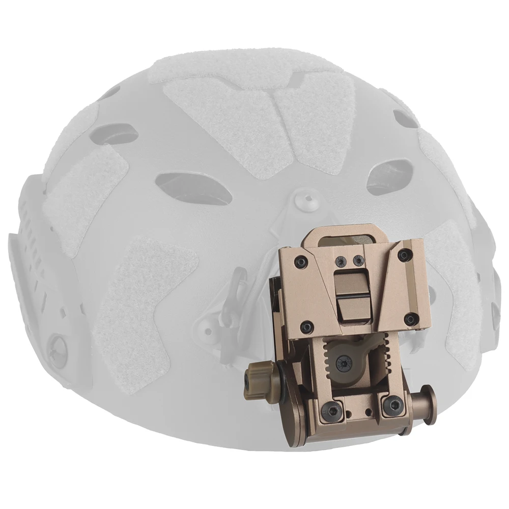 Nuevo soporte NVG para gafas de visión nocturna de caza para juegos CS al aire libre de alta calidad, soporte para casco de Metal, soporte NVG L4G24 (aleación de aluminio) - imagen 5