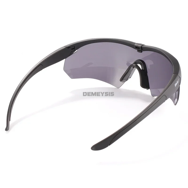 Gafas de tiro resistentes a impactos para Paintball, lentes de protección táctica para exteriores, UV400, caza, senderismo, deportes - imagen 4
