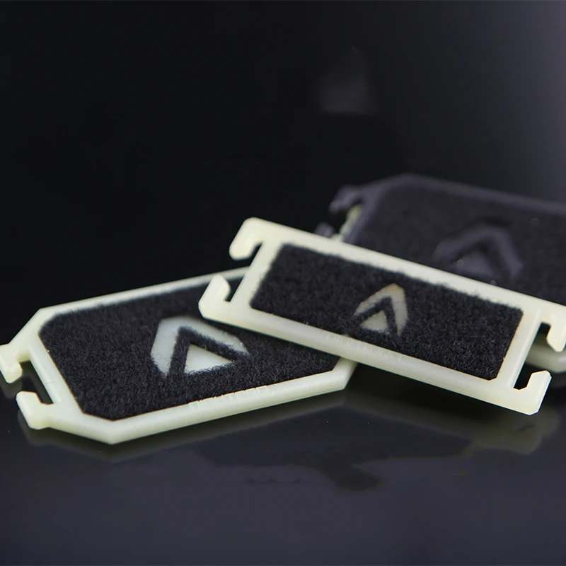 Parches convertidores de sello luminoso, insignia de brazalete táctico para asiento, grabable, actualización 2,0, decoración de mochila DIY con bucle de 2,5 cm - imagen 4