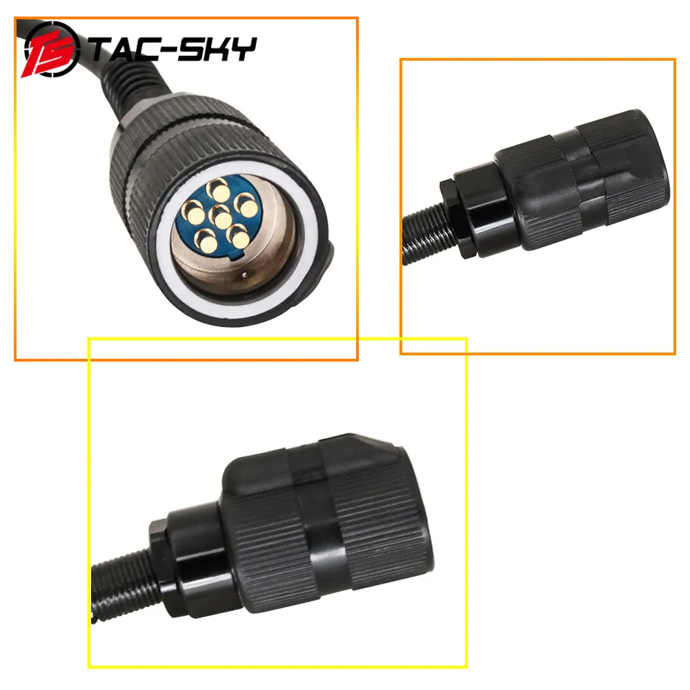 Adaptador PTT táctico para walkie AN/PRC-152 y auriculares Airsoft - imagen 5