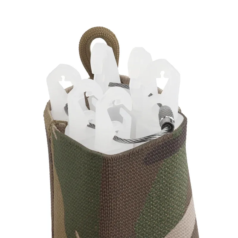 Paquete de 6 bolsas de almacenamiento tácticas, bolsa con soporte para barras luminosas, cinturón ligero Chem, accesorios Molle - imagen 5