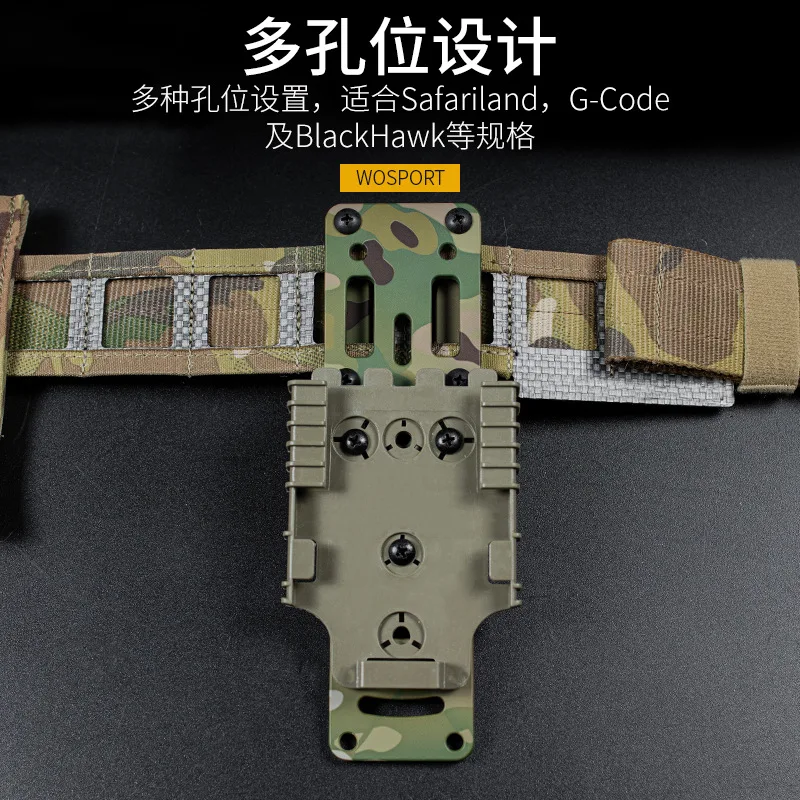 Accesorios de expansión táctica, adaptador Modular de liberación rápida, fijación de correa para pierna