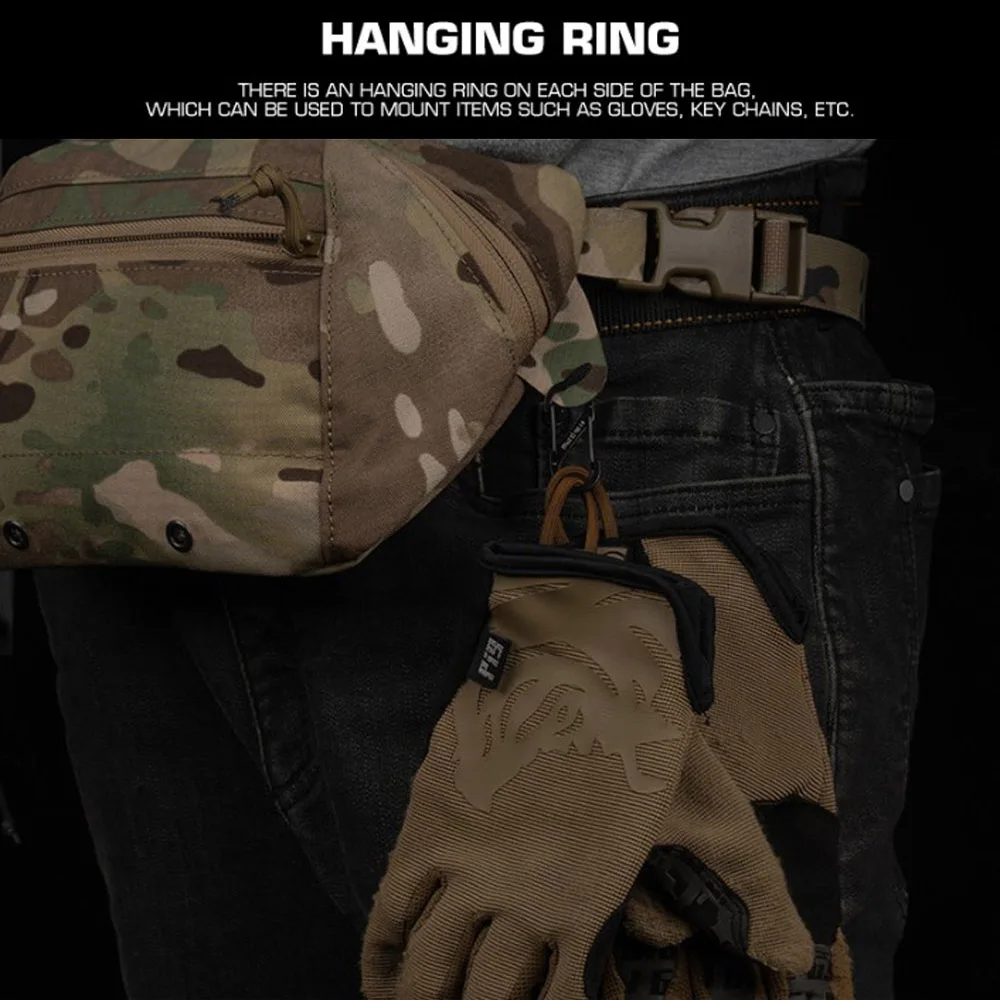 Riñonera táctica multiusos para pistola, bolsa de almacenamiento de herramientas EDC para exteriores, bandolera de combate, equipo de aparejo de pecho para caza - imagen 2