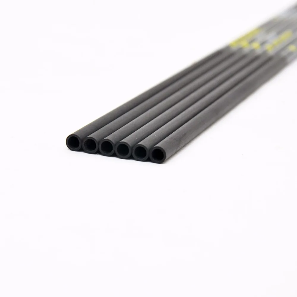 6 piezas de Tiro con Arco ID4.2mm, eje de flechas de carbono puro de 30 pulgadas Sp500 600 700 800 900 para arco recurvo, accesorios de caza - imagen 4