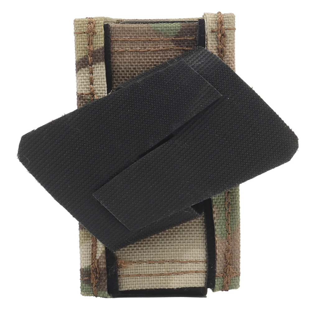 Bolsa táctica para cargador de pistola, bolsa individual para accesorios Mag de 9MM para cinturones MOLLE 45 °   El diseño inclinado se puede utilizar a la izquierda y a la derecha - imagen 3