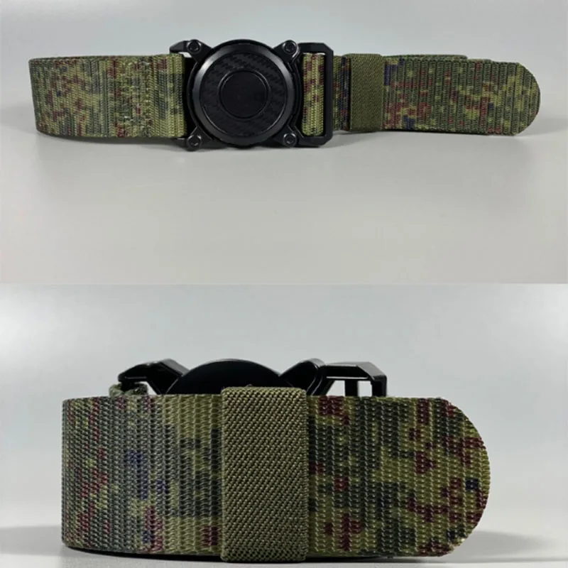 EMR camuflaje Digital verde hombre táctico ruso nailon cinturón interior pretina hebilla de Metal - imagen 4