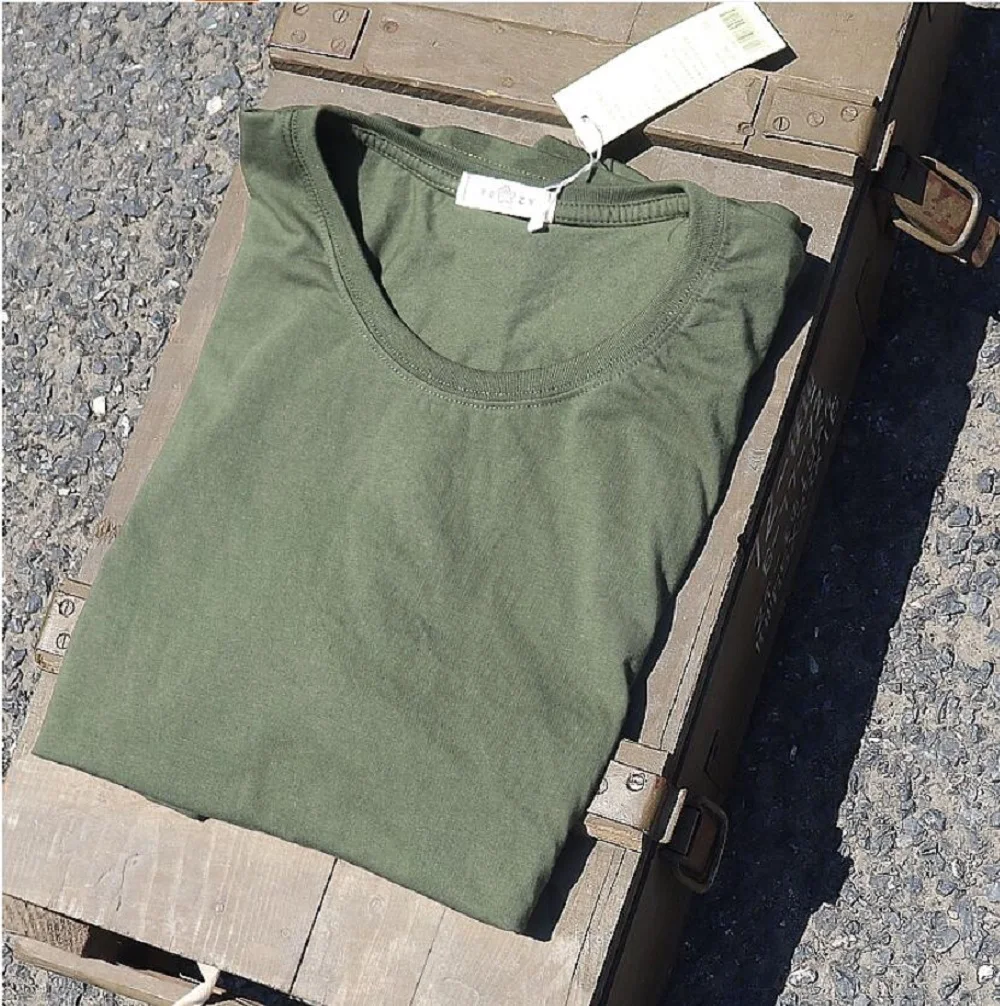 Camisa de manga corta de entrenamiento de verano para hombre transpirable de algodón - imagen 5