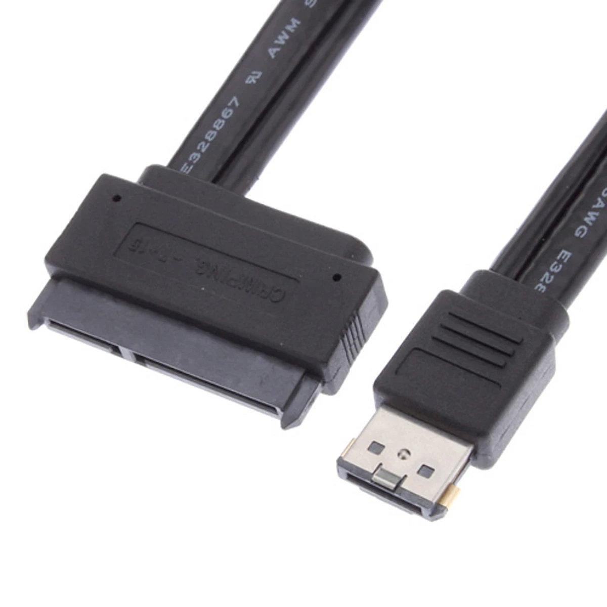 CY SATA-Cable combinado de 22 pines a doble potencia, 12V, 5V, eSATAp Power ESATA USB 2,0 para disco duro de 2,5 "y 3,5", 50cm - imagen 3