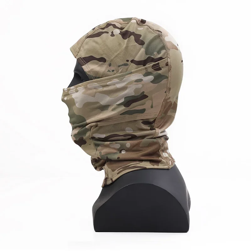 Emersongear, gorros tácticos de secado rápido, pasamontañas de camuflaje, máscara facial completa CS, juego de guerra, casco de caza, forro, bufanda larga para acampar - imagen 5