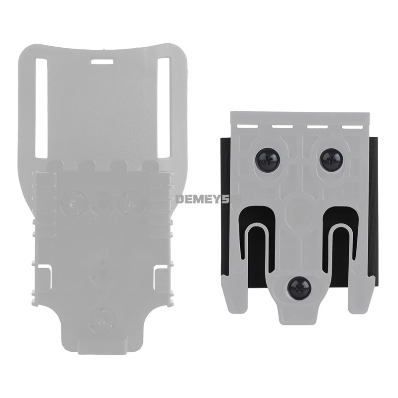 Sistema táctico de liberación rápida, adaptador MOLLE para pistolas de caza, bolsas para revistas Airsoft, accesorios para sistema de bloqueo rápido - imagen 3