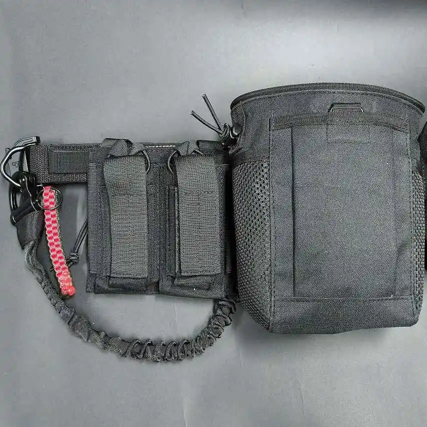Juego completo de cinturones Airsoft para exteriores, con doble bolsa para revistas, bolsa de recuperación Phc, bolsa multifunción, funda de extracción rápida G17 - imagen 4