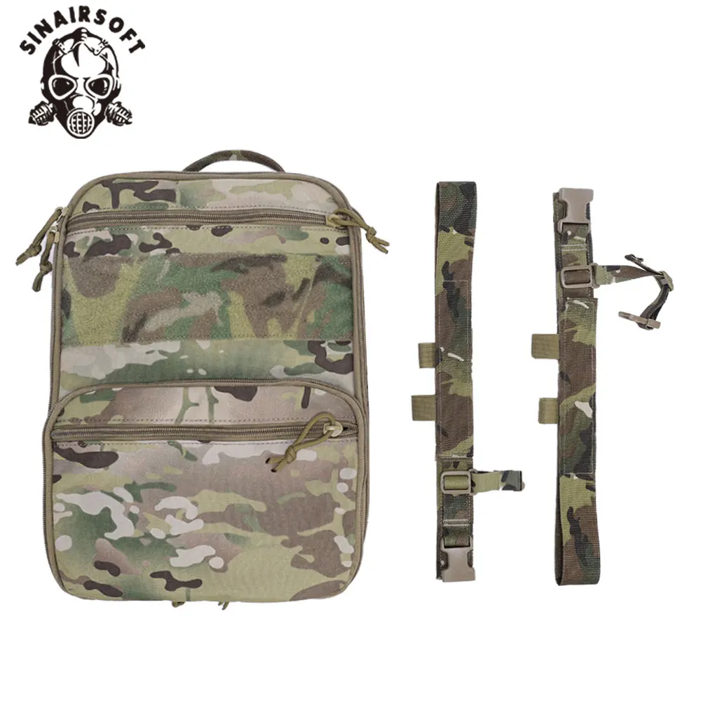 Mochila de hidratación táctica Flatpack D3, bolsa Molle, equipo de caza Airsoft, chaleco multiusos, bolsa de viaje Softback de asalto