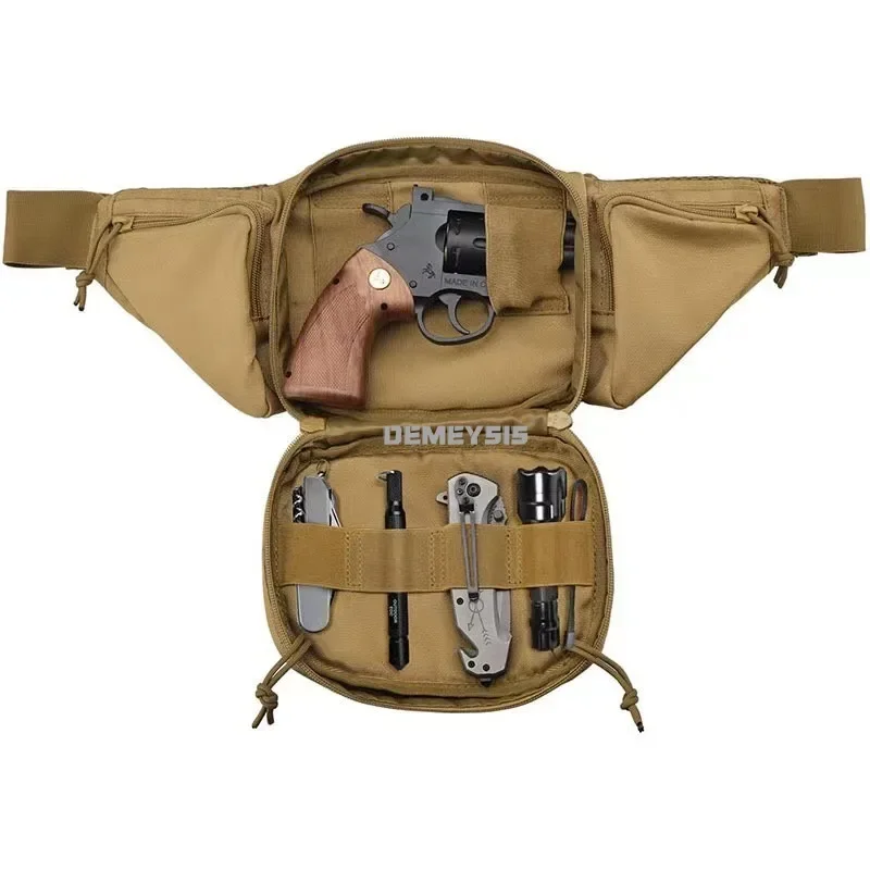Riñonera para exteriores, correa ajustable táctica multifunción, bolsas de combate de Paintball, riñoneras para pistola de caza y tiro al aire libre - imagen 5