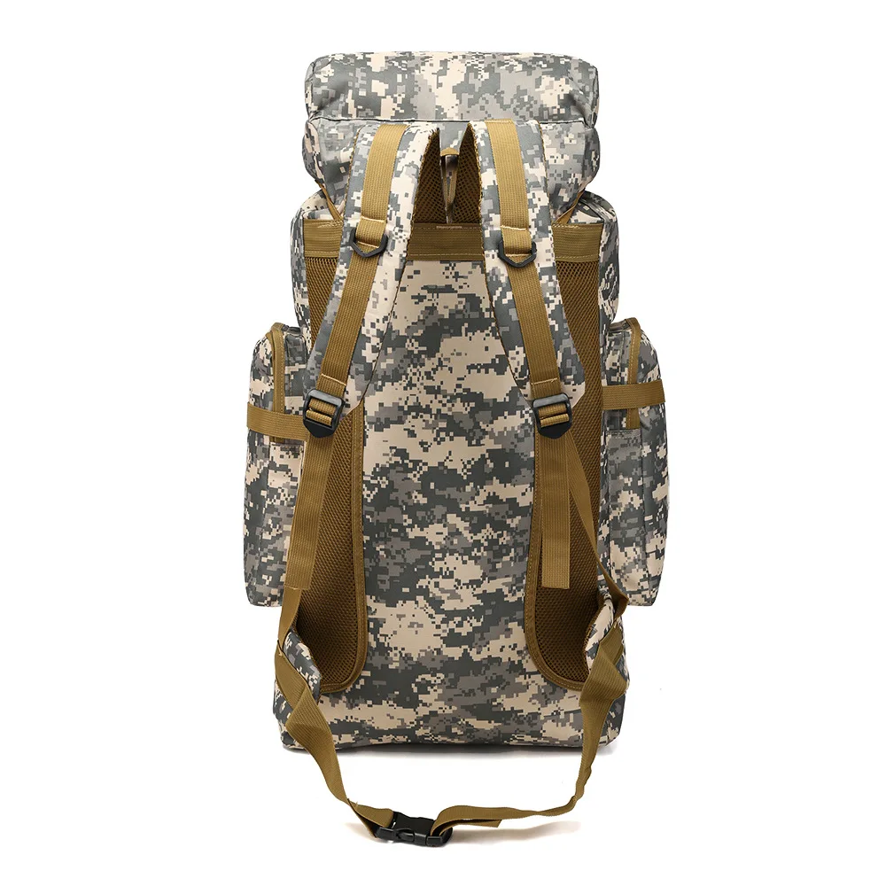 Mochila táctica Molle Camo impermeable de 80L, mochila militar del ejército, senderismo, Camping, mochila de viaje, bolsa de escalada para deportes al aire libre - imagen 4