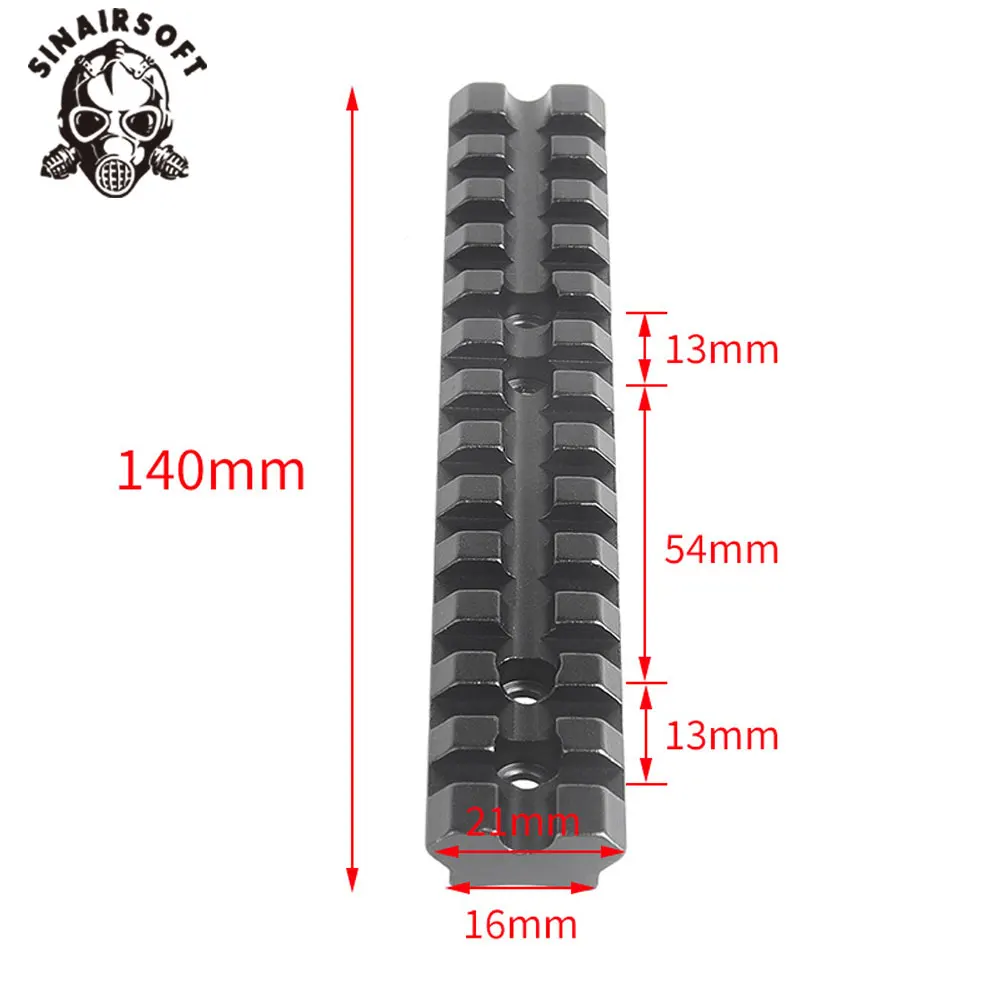 Adaptador Weaver Picatinny de 21mm con 4 agujeros y 13 ranuras, soporte para mira de Rifle para Mossberg modelo 500, accesorios de caza - imagen 2