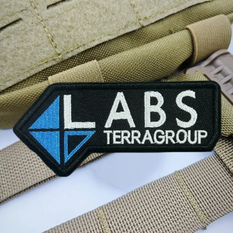 LABS-Parche bordado 3D con texto, chaleco táctico, sombreros con gancho y bucle, insignia de moral, mochila, pegatina decorativa, parches para brazalete para ropa - imagen 5
