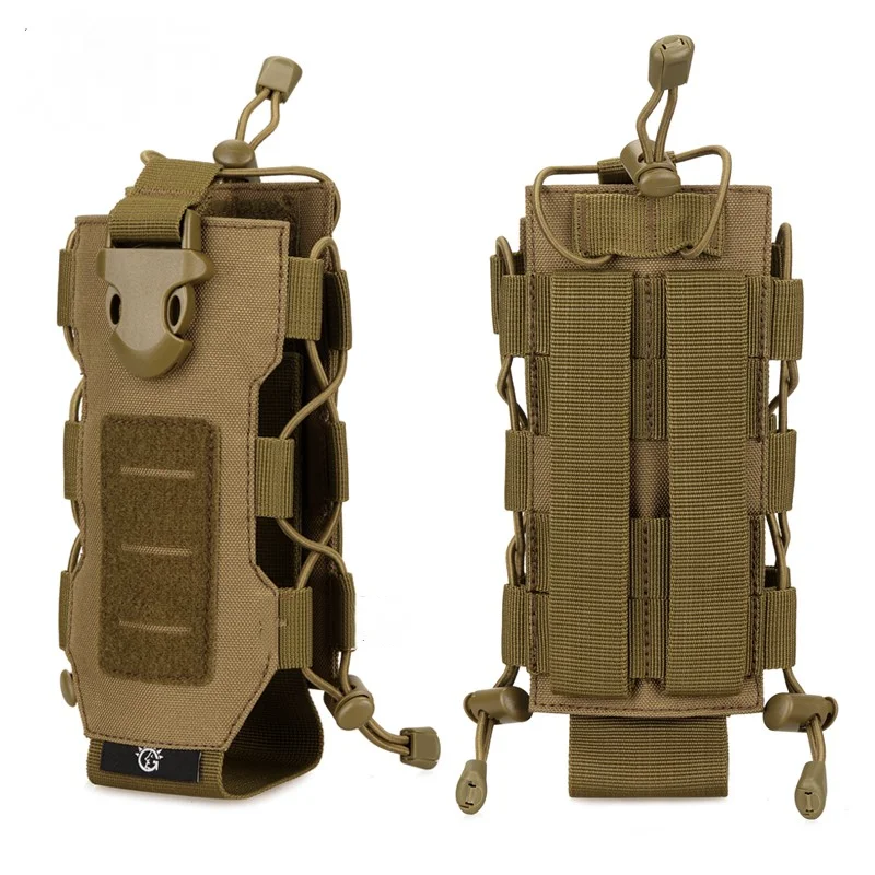 Paquete de intercomunicador exterior camuflaje ajustable montañismo viaje taza cintura deportes bolsa colgante - imagen 3