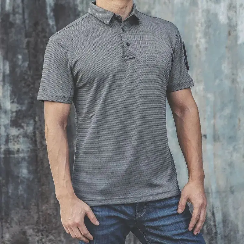 Emersongear-Polo con etiqueta azul para hombre, camiseta táctica de secado rápido, deportes informales al aire libre, caza, ciclismo, senderismo, Tops para acampar - imagen 3