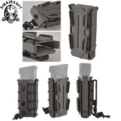 Bolsa táctica para revista individual de 9mm con Clip Molle de liberación rápida para P226 Glock 17 19 Beretta M9 PX4 Fastmag Holder equipo de caza