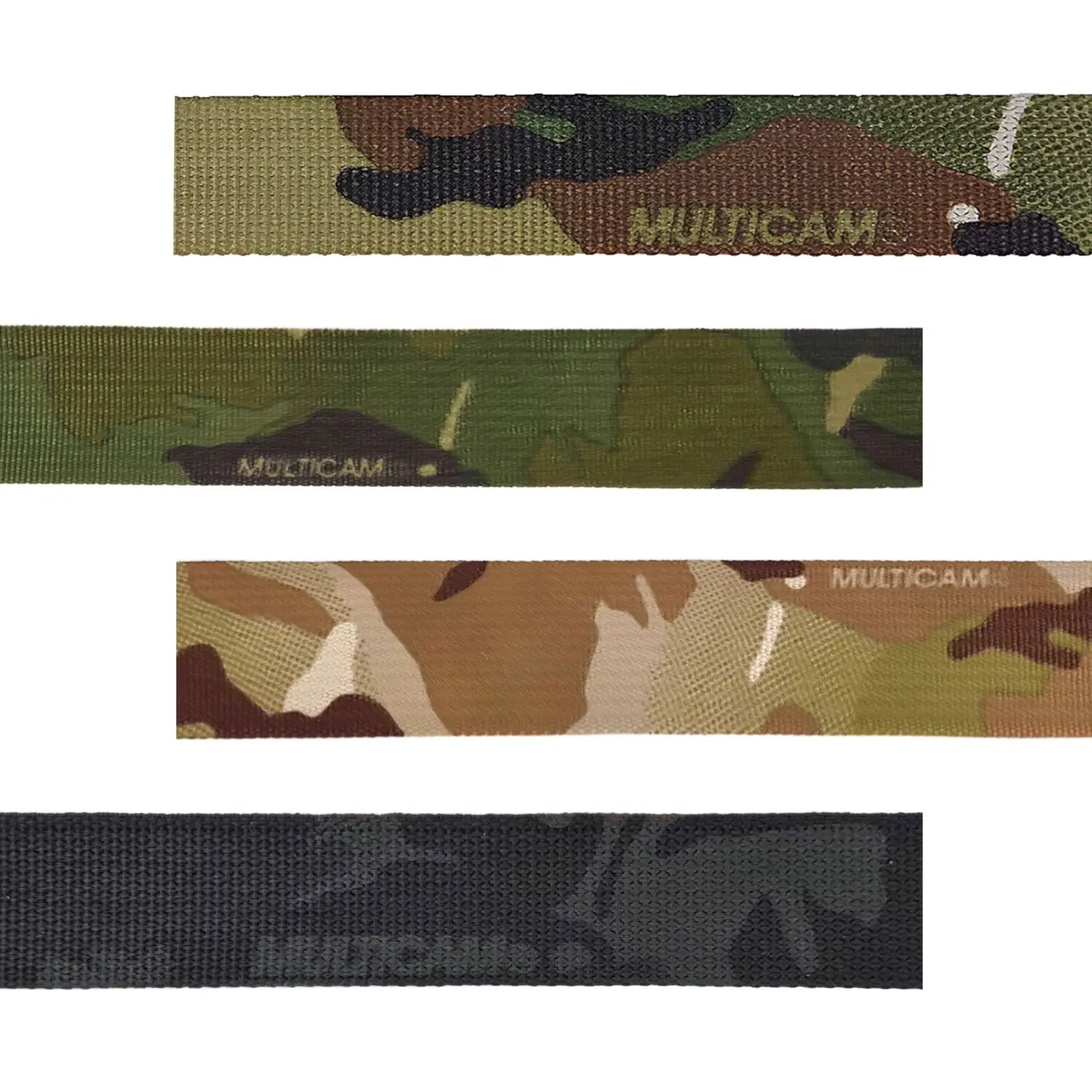 Correas impresas de un solo lado, 2,0 cm/2,5 cm/3,8 cm de ancho, 1 yarda de largo, nailon Mc, Camuflaje mate, IR funcional - imagen 2