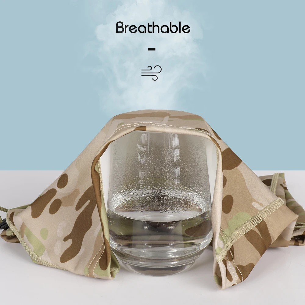 Mascarilla facial militar de camuflaje para pesca, máscara deportiva para caza, senderismo, ciclismo, Multicam, Bandana transpirable, cinturón ajustable, polaina para el cuello, bufanda para hombres - imagen 4