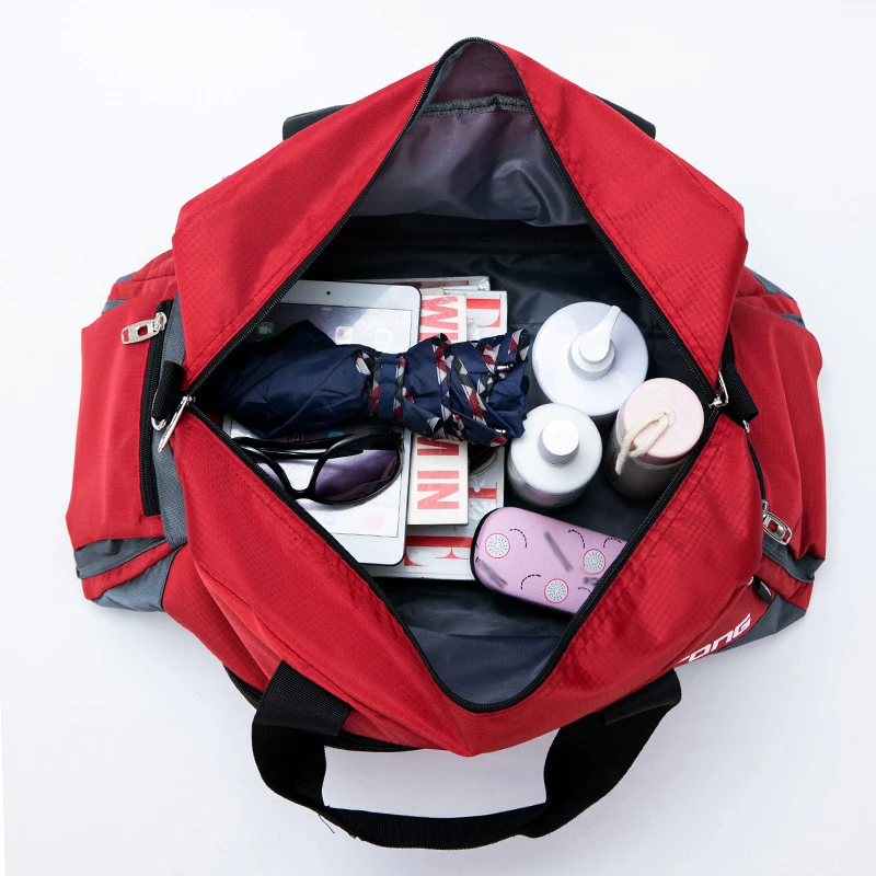 Bolso de mano para mujer, bolsa de lona para gimnasio, Fitness, Yoga, deportes, equipaje de viaje, fin de semana, Camping al aire libre, senderismo, bolso de hombro cruzado grande - imagen 5